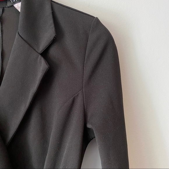 Ya Ya & co women’s black belted blazer dress - size small - Picture 3 of 15